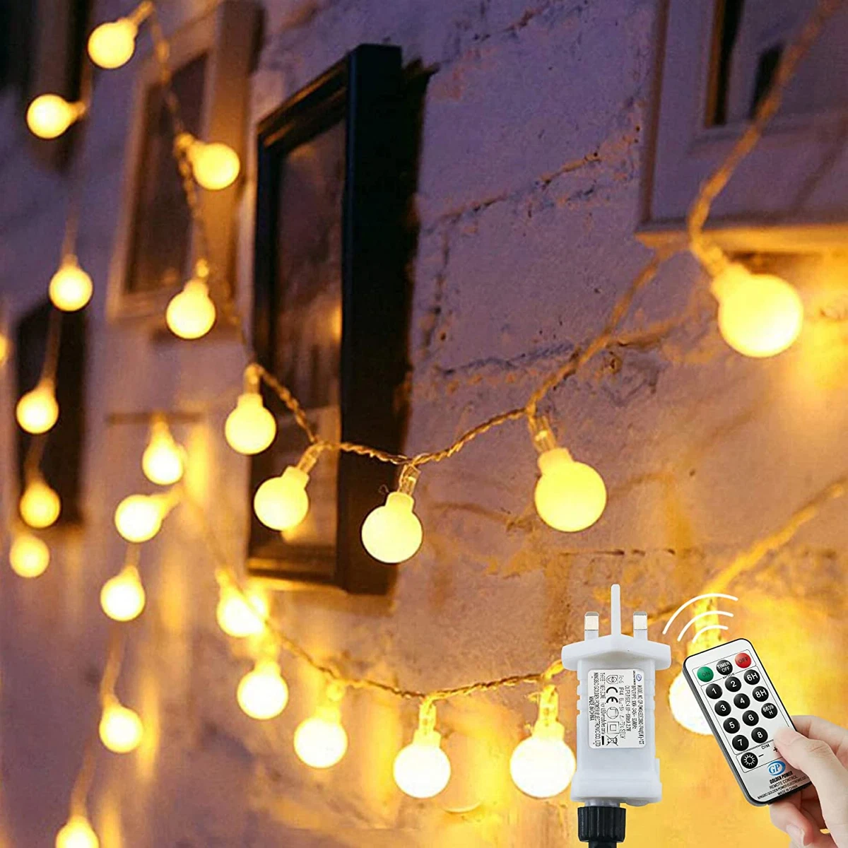 Globe fairy lights indoor deals