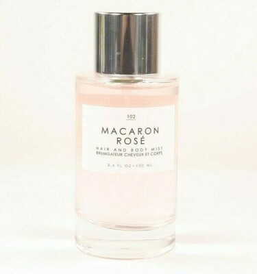 LA MONDE GOURMAND 102 MACARONI ROSE HAIR & BODY MIST SPRAY -3.4 OZ/100 ML-UNBOX