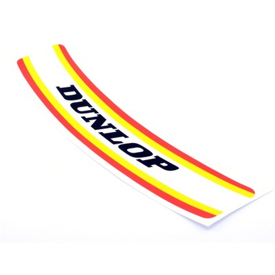 Dunlop Helmet Visor Sunstrip Sticker Motorcycle Bike ...