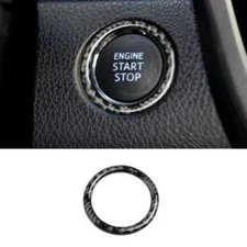For Toyota Camry 2018-2023 Real Carbon Fiber One-Click Startup Ring Cover Trim