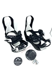 MEN'S ALTITUDE "RIDER" 4X4 fits BURTON SNOWBOARD BINDINGS (Black) L/XL 9-13