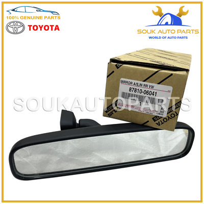 87810-06041 Genuine Toyota INNER REAR VIEW MIRROR ASSY 8781006041  