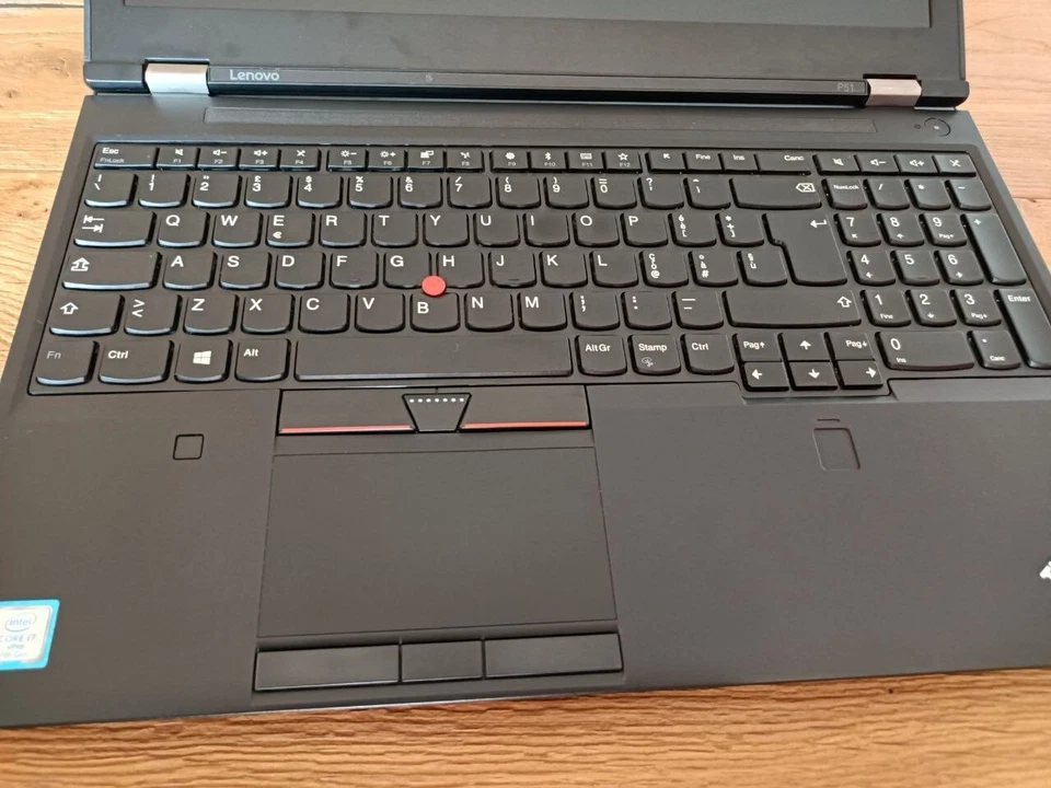 Lenovo ThinkPad P51 · i7-7820HQ · 16GB · 512GB, foto 4 di 5