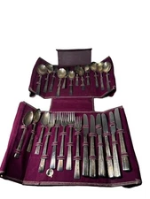 Vtg. 26 Pc. Wm Rogers MFG Co. Extra Plate ORINGNAL ROGERS Silverware Flatware