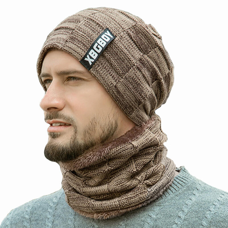 Winter Baggy Slouchy Knit Warm Beanie Hat and Scarf Ski Skull Cap