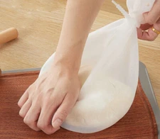 2x Silicone Kneading Dough Flour Mixing Bag Preservation Bag Pastry Kitchen Tool