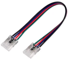 5Pcs 4 Pin RGB Extension Connector Cable COB Strip, 10mm