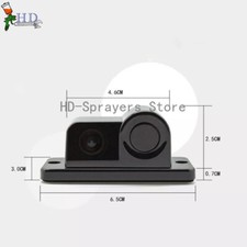 1PC NEW 2in1 Car Reversing Sensor Radar Rear View Backup Night Vision Camera Kit