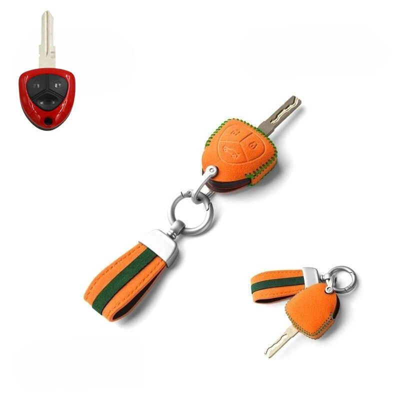 Funda de cuero gamuza para llave de coche para Ferrari 458 Italia Californla 612 599 GTB  Foto 4 de 4