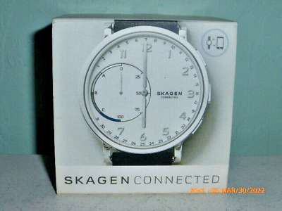 Skagen Connected Hybrid Smart Watch Genuine Leather Wrist Skagen Connected Hybrid Smart Watch Genuine Leather Wrist