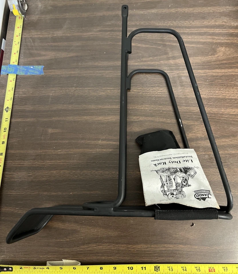 Jandd Lite Duty Rear Mounted Bike Rack aluminum touring camping vintage - Image 4 of 4