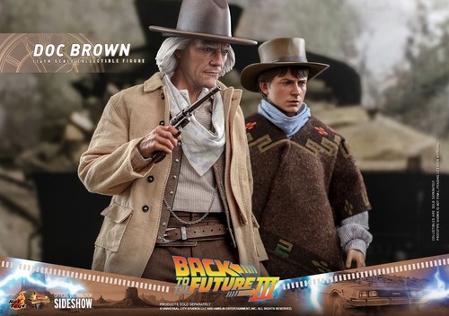New Hot Toys MMS617 Back to the Future Part III 1/6 Doc Brown Action Figure Gift - Picture 14 of 23