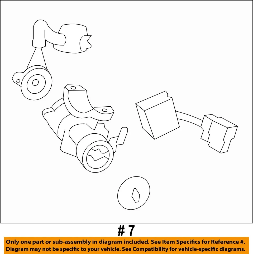 Interruptor de encendido usado se adapta a: Hyundai Elantra Sdn AT Grado A 2010 Foto 4 de 4