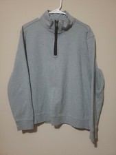 Tasso Elba Men Size XL Cotton 1/4 Zip Pullover