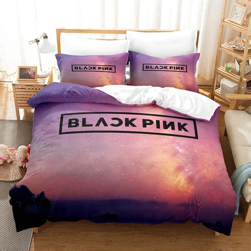 BLACKPINK K-POP Doona Duvet Cover Bedding Set Pillowcase Single Double Queen - Picture 6 of 31