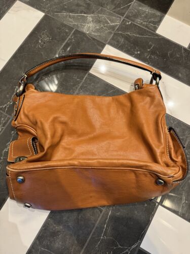 Marc Jacobs Collection Blake Italy Multi Pocket Hobo Shoulder Bag Carmel Leather - Picture 3 of 6