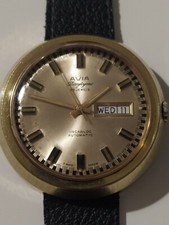 Orologio Automatico Vintage Avia Daytyme 25 Jewels Incabloc