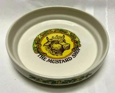 The Mustard Shop Lord Nelson Pottery Dish Tray plate Coleman's Mustard Bull Logo