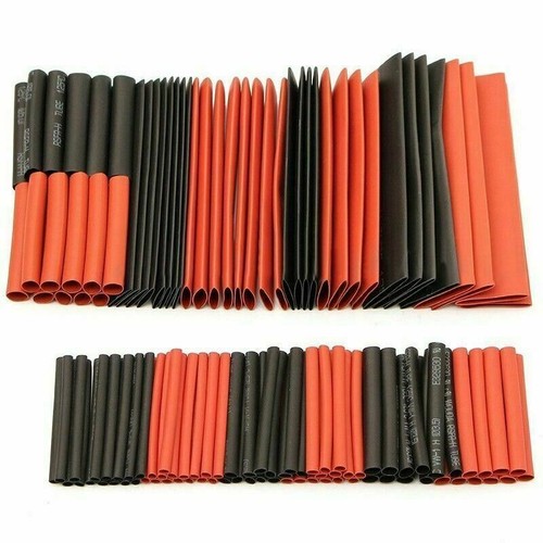 100Pcs  Electrical Cable Heat Shrink Tube Tubing Wrap Sleeve Assorted 7 Sizes UK - Picture 1 of 9