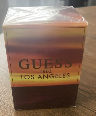 COTY ~ GUESS 1981  LOS ANGELES FOR MEN EAU DE TOILETTE SPRAY ~ 3.4 OZ