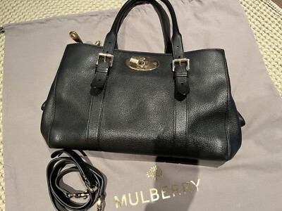 Mulberry Handtasche Schwarz, gebraucht 2 x getragen. Neuwertig  mit Staubbeutel