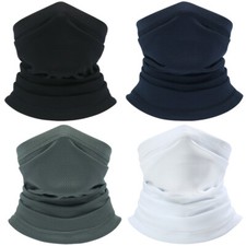 Summer Face Scarf Mask UV Sun Protection Thin Breathable Neck Gaiter Windproof