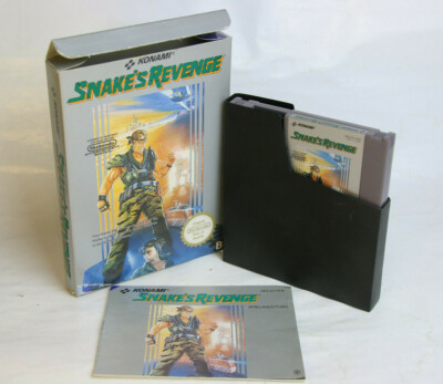 Nintendo NES Entertainment System OVP Snakes Revenge + Schutzhülle