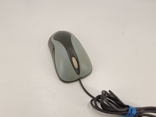 Windows Gaming PS/2 Optical Mouse, 4-button Scroll Mouse Faded Blue # M860 WORKS - Picture 2 of 3