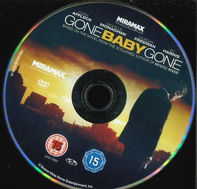 Gone Baby Gone (2007) DVD, Nur Disc, Morgan Freeman, Ed Harris, Casey Affleck
