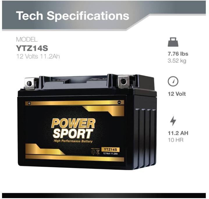 12V 11.2Ah Battery Replacement for KTM Supermoto / T 990