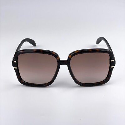 GUCCI GG1066S 002 Havana Square 59 mm Women display picture 2