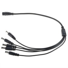 Security 1 x 2.1mm Jack to 5 x 2.1mm Plugs CCTV Power Adapter for Zmodo Qsee ..