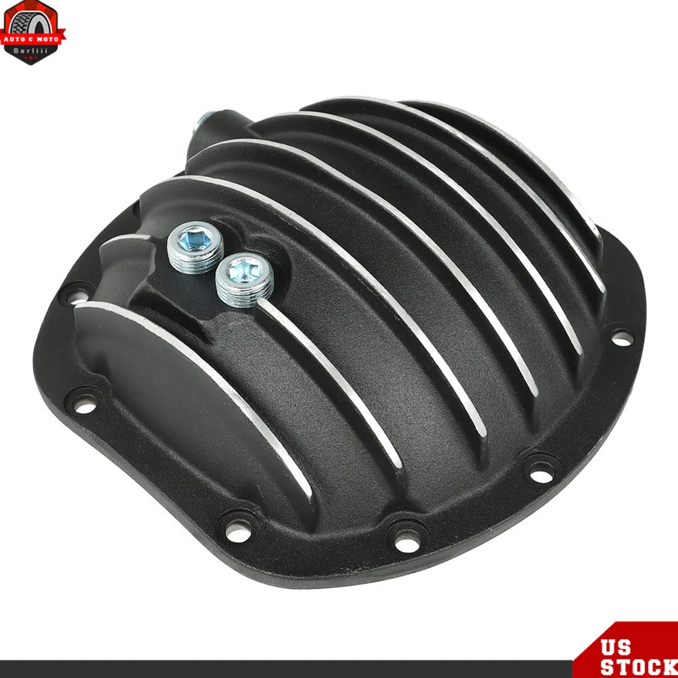 Cubierta del diferencial trasero de 10 pernos para Jeep Dana 25 27 30 con junta y tapón de drenaje Foto 3 de 4