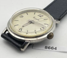 PROJECT TO FIX BULOVA SS ARABIC DIAL ROUND AUTOMATIC WIND MIDSIZE WATCH BVT08664