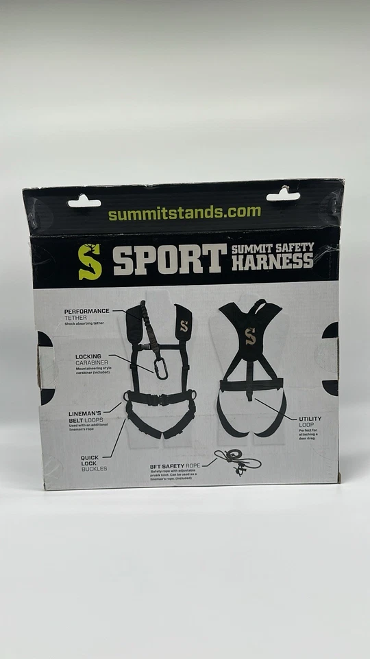 Summit Treestand Men's SPORT Safety Harness Medium/ Large SU83089  - Image 2 of 4