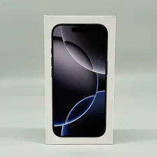 Apple Retail Replacement Empty Box Only iPhone 16 Pro Black Titanium 128GB