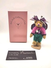 Deb Canham Collectors Club 2001 7th Club Piece Flutterby Bear - Mint in Box
