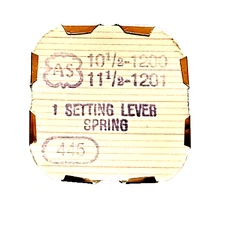 AS 1200 1201 Setting Lever Spring watch part #445 A. Schild
