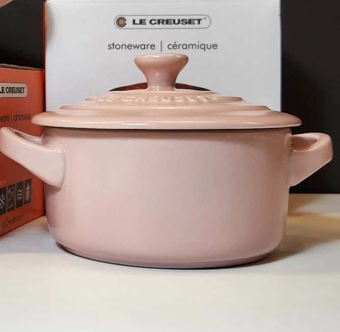 Le Creuset Sugar Pink Stoneware Mini Cocotte Petite Casseroles 8oz Condiment NIB
Opens in a new wind
