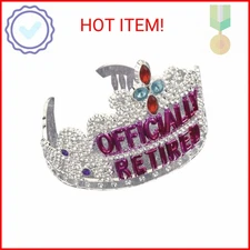 Rubies Adult Forum Novelties Officially Retired Retirement Tiara Party Supplies,