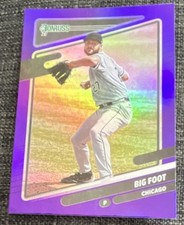 2021 Donruss Lucas Giolito Variation Holo Purple Big Foot #90 White Sox