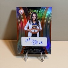 Panini 2025 Select WNBA Draft Selections Sigs Prizm Auto Thomas Sun DSS-AT