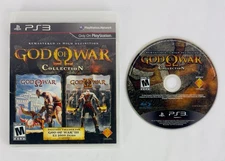 God of War Collection (Sony PlayStation 3, 2009) PS3 Black Label No Manual