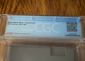 CGC 9.8 Super Mario Bros./Duck Hunt cartucho nintendo nes juego de acci&oacute;n GEMA COMO NUEVO