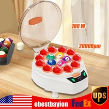 Automatic Pool Ball Cleaner Electric Billiard Ball Cleaner Polisher for 16 Balls