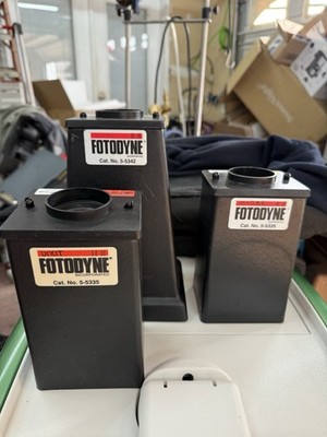 Lot Of 3 - Fotodyne Optical Housing Lot   Cat. (2)-5 5335 And (1) 5 5342