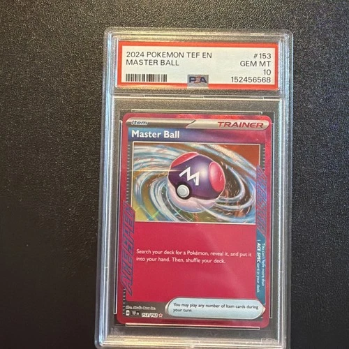 Master Ball 153/162 Sv05: Spec Card Temporal Forces Holo PSA 10