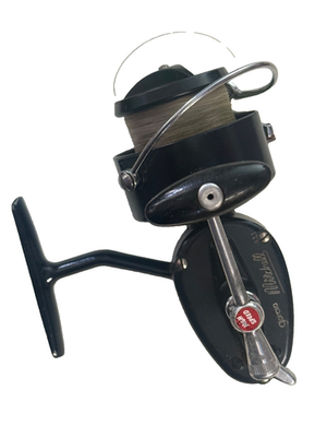 Vtg Garcia Mitchell 411 High Speed RH Fishing Reel Blue France