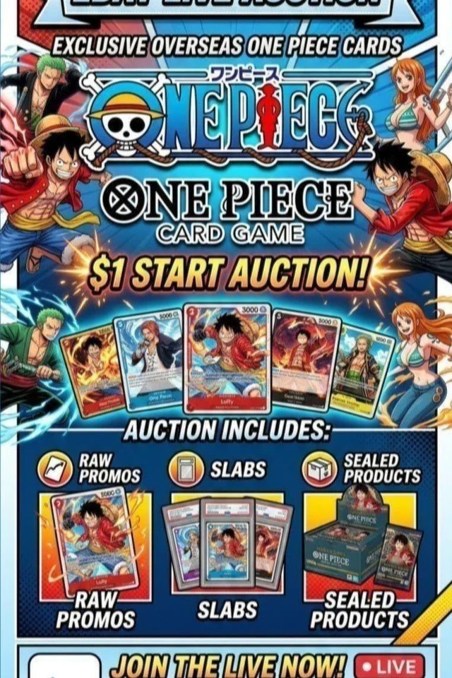 🔥One Piece $1 AUCTIONS! - JP Exclusives, Promos & More🔥