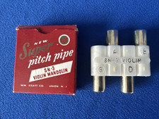 Vintage Kratt SN-3 Violin/Mandolin Super Pitch Pipe w/Original Box USA